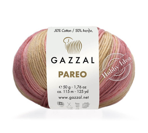 Gazzal Pareo 10428 Розово-жёлтый