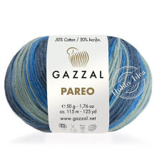 Gazzal Pareo 10430 Лазурно-мятно-голубой