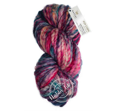 Gazzal Popcorn 5268 Голубой-розово-жёлтый