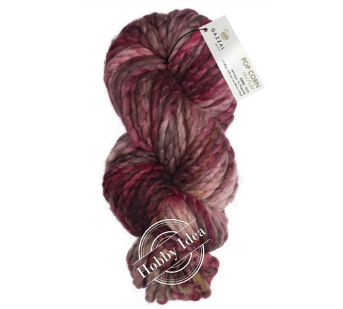 Gazzal Popcorn 5273 Бордово-розово-бежевый