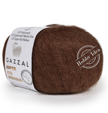 Gazzal Super Kid Mohair 64400 Коричневый