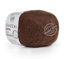 Gazzal Super Kid Mohair 64401 Молочный шоколад