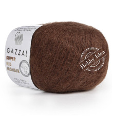 Gazzal Super Kid Mohair 64401 Молочный шоколад
