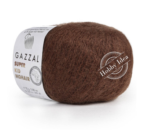 Gazzal Super Kid Mohair 64401 Молочный шоколад