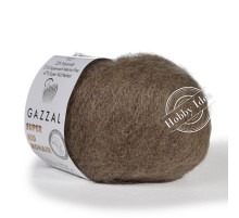 Gazzal Super Kid Mohair 64403 Зелёно-коричневый