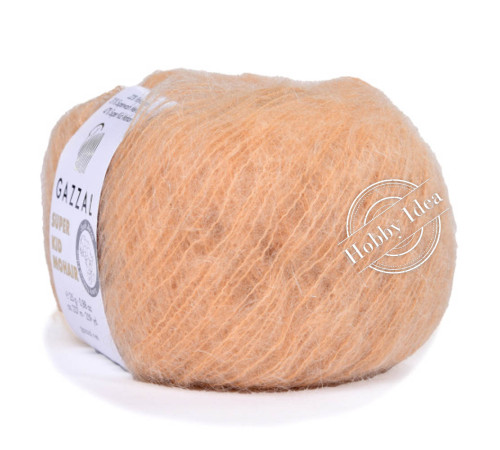 Gazzal Super Kid Mohair 64404 Персиковый крем