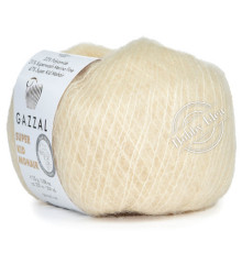 Gazzal Super Kid Mohair 64408 Экрю