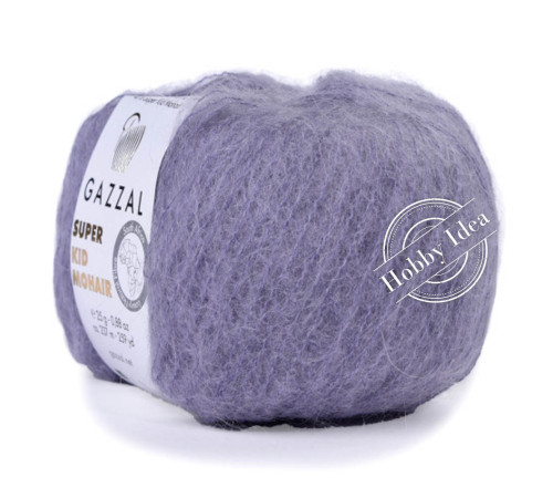 Gazzal Super Kid Mohair 64411 Серо-лиловый