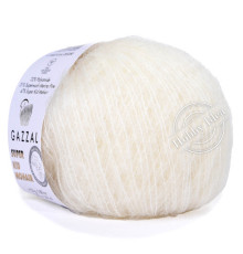 Gazzal Super Kid Mohair 64414 Белый
