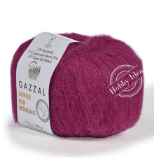 Gazzal Super Kid Mohair 64415 Фиалковый
