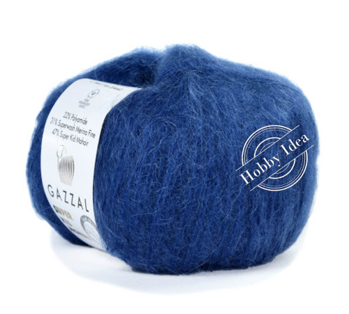 Gazzal Super Kid Mohair 64417 Синий