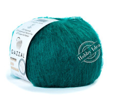 Gazzal Super Kid Mohair 64418 Тёмный сине-зелёный