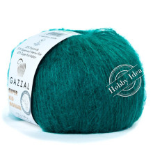 Gazzal Super Kid Mohair 64418 Тёмный сине-зелёный