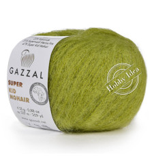 Gazzal Super Kid Mohair 64422 Тёмно-оливковый