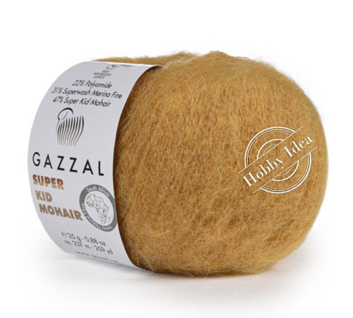 Gazzal Super Kid Mohair 64423 Карамель