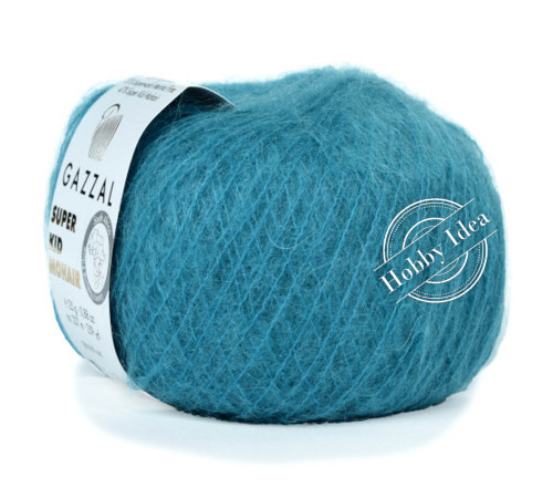 Gazzal Super Kid Mohair 64425 Петроль