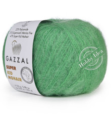 Gazzal Super Kid Mohair 64427 Светло-зелёный