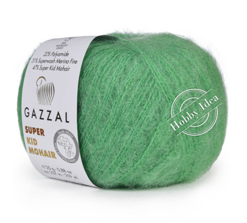 Gazzal Super Kid Mohair 64427 Светло-зелёный