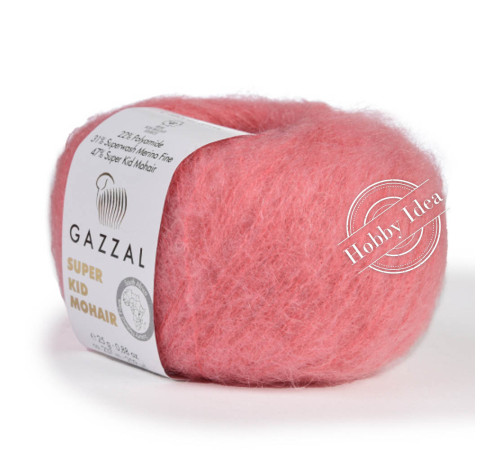 Gazzal Super Kid Mohair 64430 Розовая гвоздика