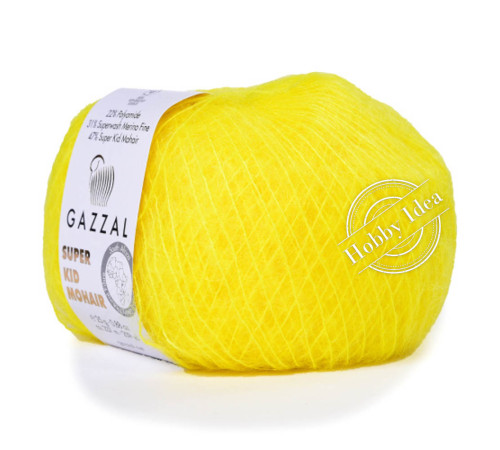 Gazzal Super Kid Mohair 64431 Жёлтый