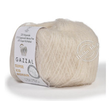 Gazzal Super Kid Mohair 64436 Молочный