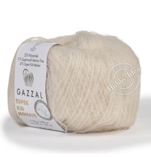 Gazzal Super Kid Mohair 64436 Молочный