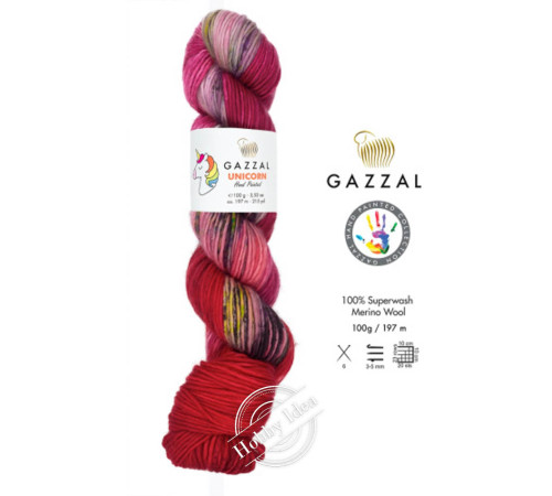 Gazzal Unicorn 1336 Красно-розовый