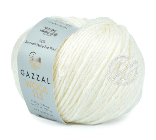 Gazzal Wool 115 3300 Белый