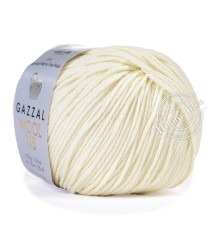 Gazzal Wool 115 3301 Молочный