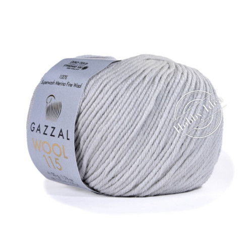 Gazzal Wool 115 3304 Светло-серый