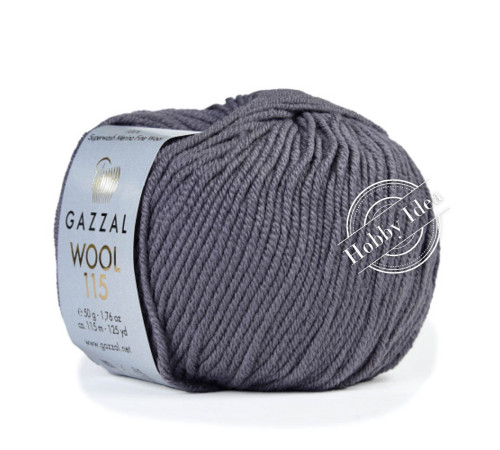 Gazzal Wool 115 3305 Антрацит