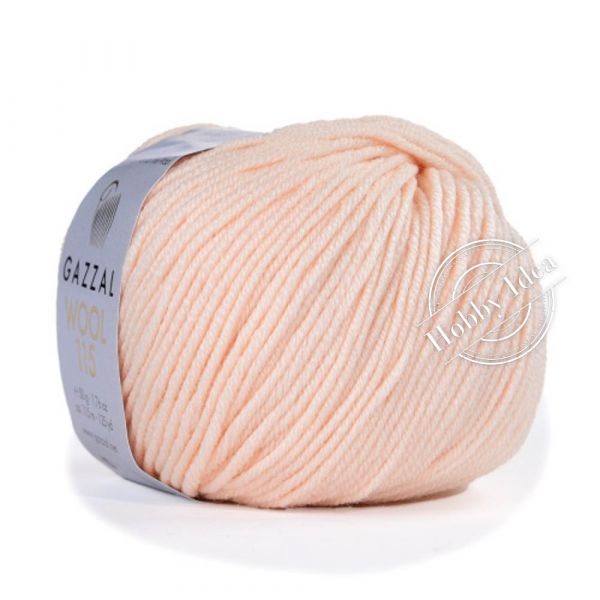Gazzal Wool 115 3308 Нежно-персиковый из категории Gazzal Wool 115