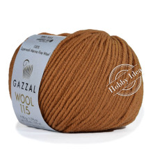 Gazzal Wool 115 3311 Темная горчица
