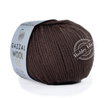 Gazzal Wool 115 3313 Темно-коричневый