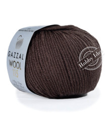 Gazzal Wool 115 3313 Темно-коричневый