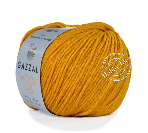 Gazzal Wool 115 3316 Апельсин