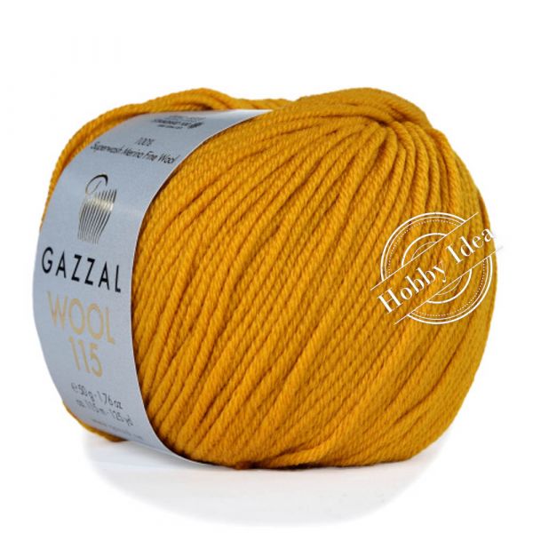 Gazzal Wool 115 3316 Апельсин из категории Gazzal Wool 115