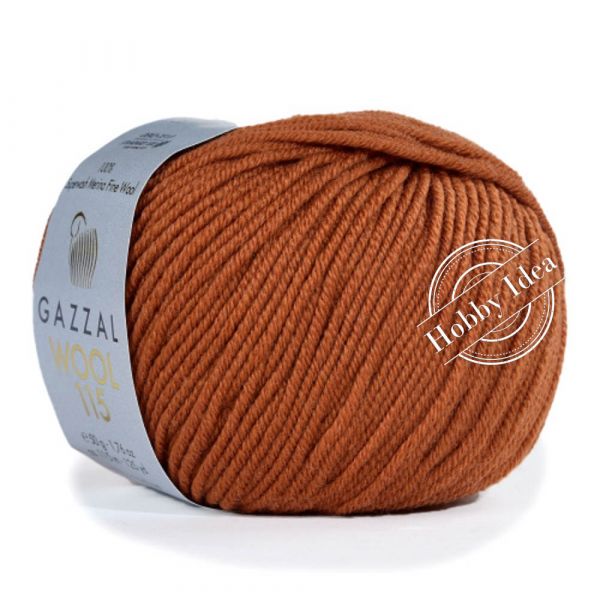 Gazzal Wool 115 3317 Сухие листья из категории Gazzal Wool 115