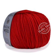 Gazzal Wool 115 3319 Темно-красный