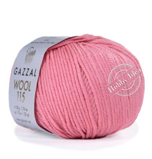 Gazzal Wool 115 3322 Пыльная роза