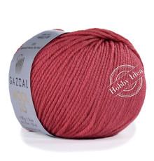 Gazzal Wool 115 3323 Темный амарант