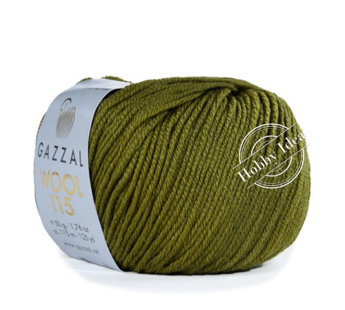 Gazzal Wool 115 3327 Хаки