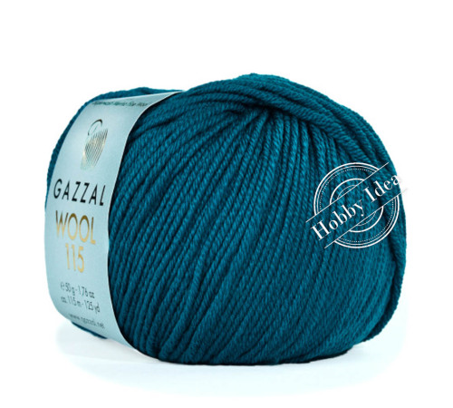 Gazzal Wool 115 3328 Петроль