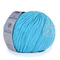 Gazzal Wool 115 3329 Лазурный