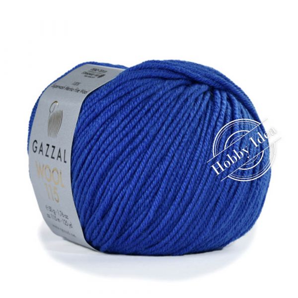 Gazzal Wool 115 3330 Василек из категории Gazzal Wool 115