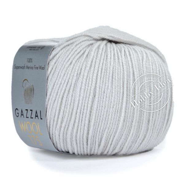 Gazzal Wool 175 301 Светло-серый из категории Gazzal Wool 175
