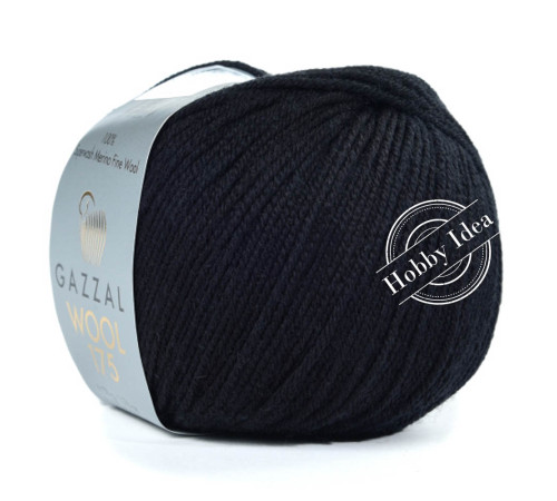 Gazzal Wool 175 304 Чёрный