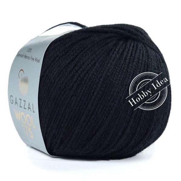 Gazzal Wool 175 304 Чёрный из категории Gazzal Wool 175