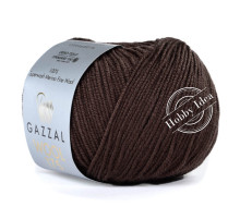Gazzal Wool 175 310 Тёмно-коричневый