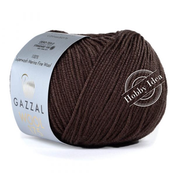 Gazzal Wool 175 310 Тёмно-коричневый из категории Gazzal Wool 175
